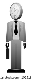 Clock man design