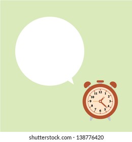 clock message