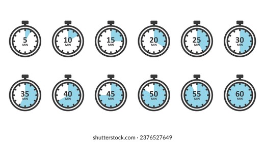 Clock Modern and Simple Icon