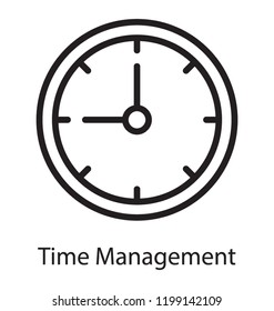 Clock with needles on it, time management 