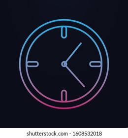 Clock nolan icon. Simple thin line, outline vector of shopping icons for ui and ux, website or mobile application
