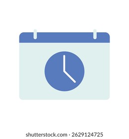 Haga clic en una página de calendario. Símbolo de recordatorio, cita o programación.