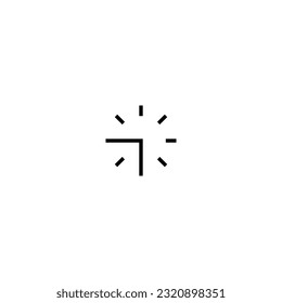 Clock on a white background