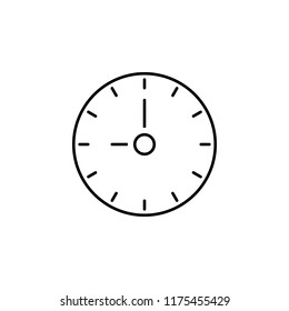 clock outline icon