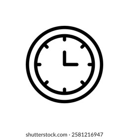 Clock Outline Icon. Clock Icon