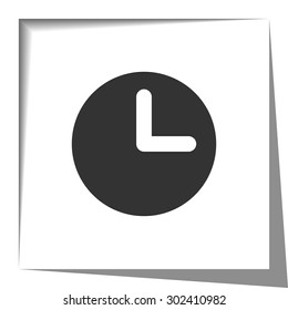 clock paper cut out