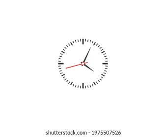 Clock, period, hours icon. Vector illustration. Flat.