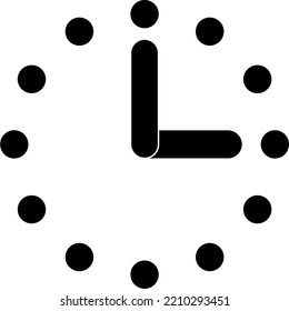 Clock pictogram. Time, sport and speed concept. 
