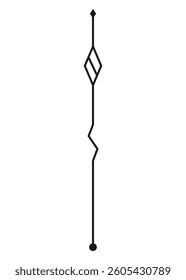 Clock pointer arrow. Black silhouette chronometer element. Clock arm. Watch hands, isolated time pointer. Vector cartoon illustration