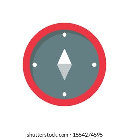 clock of red color on white background vector illustration design