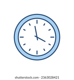 Clock related vector icon. Isolated on white background. Vector illustration
