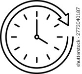 Clock Reload Refresh History Icon