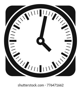 Clock retro icon. Simple illustration of clock retro vector icon for web