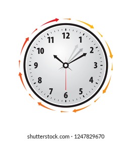 clock and return vector