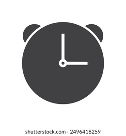 clock ringing icon vector illustration