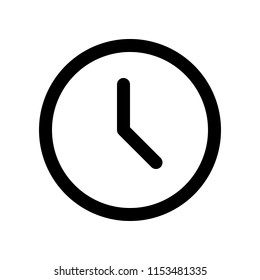 Watch Later Icon Clock Vector Black Stock Vector (Royalty Free) 769784434