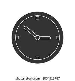 clock schematic image vector
