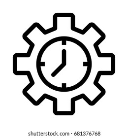 Clock Setting Icon