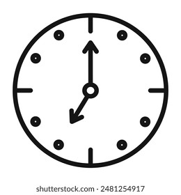Clock Seven Icon for Productivity Apps and Time Tracking Tools
