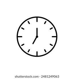 Clock Seven Icon for Time Tracking and Alarm Settings