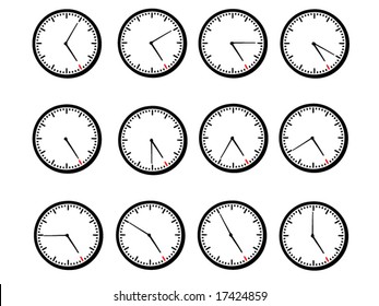 clock show hour 5