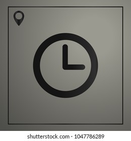 clock sign icon
