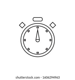 clock stopwatch icon vector design template