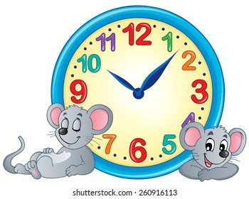 Clock theme image 4 - eps10 vector illustration.