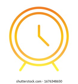 celebración del reloj celebración ramadan arabic islamic celebración vectorial ilustración gradiente icono de línea de degradado