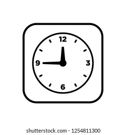 clock - time -countdown icon vector