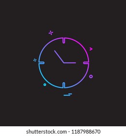 clock time date icon