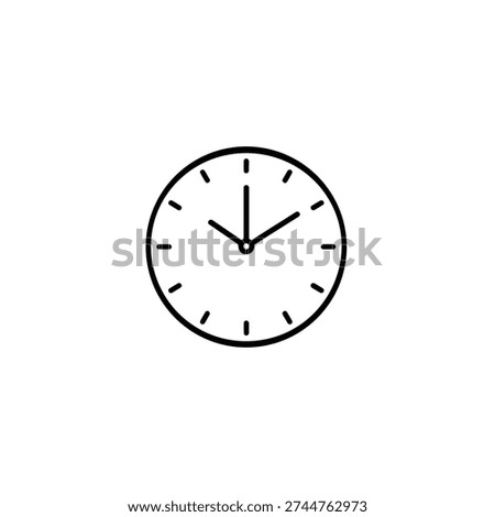 Clock, time, hour, minute, hands, icon, graphic.