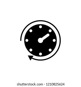 Clock, time icon. Element of business. Premium quality graphic design icon. Signs and symbols collection icon for websites, web design, mobile app on white background
