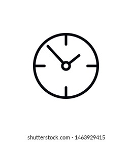 Clock, time icon. Element of Education icon. Thin line icon