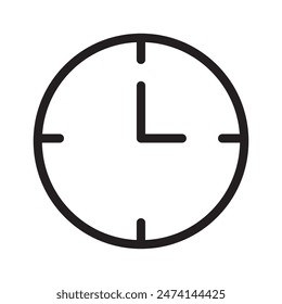 Clock Time Icon Ideal for Time Management and Scheduling Designs