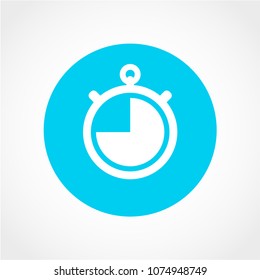 clock time Icon Isolated on White Background