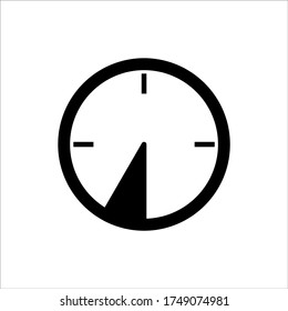 Clock and time icon set