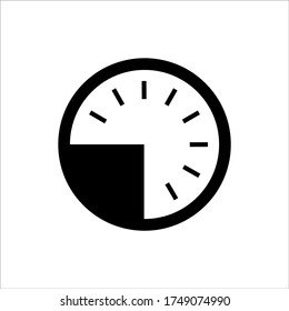 Clock and time icon set