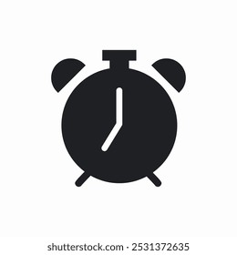 clock time icon sign vector