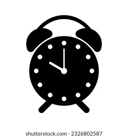 Clock time icon symbol isolated on white background design.