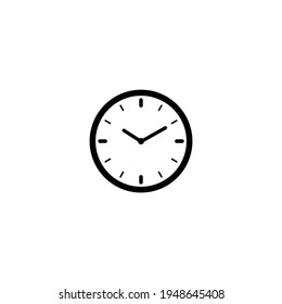 Clock and time icon symbol vector illustration