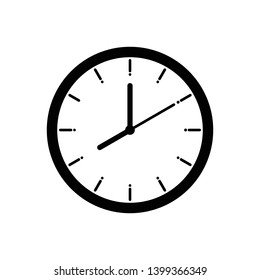 Clock Time Icon Vector Illustration - Vector