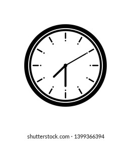 Clock Time Icon Vector Illustration - Vector