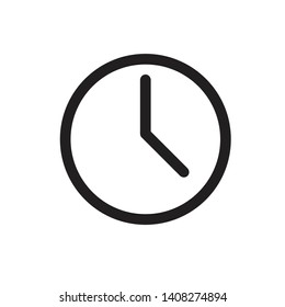 Clock Time Icon Vector Illustration