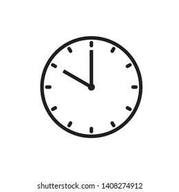 Clock Time Icon Vector Illustration