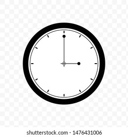 Clock Time Icon Vector Illustration - Vector