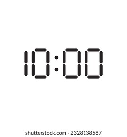 clock and time icon vector illustration design simple