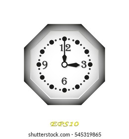 clock, time, icon, vector illustration eps10