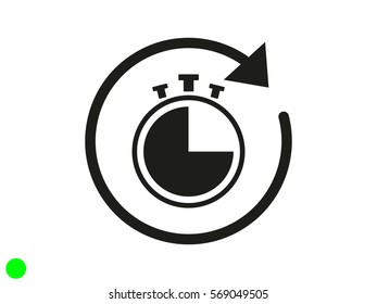 clock, time, icon, vector illustration eps10