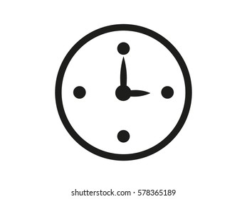clock, time, icon, vector illustration eps10
